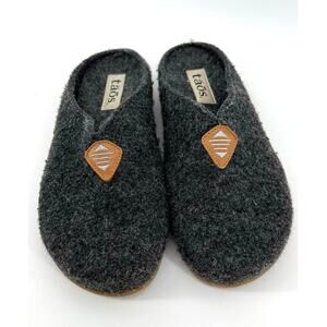 Taos My Sweet Wool Clogs Women's Size 7/7.5 Gray